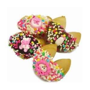 New Baby Girl Hand Dipped Gourmet Fortune Cookies   INDIVIDUALLY 