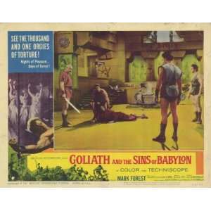 Goliath and the Sins of Babylon Movie Poster (11 x 14 Inches   28cm x 