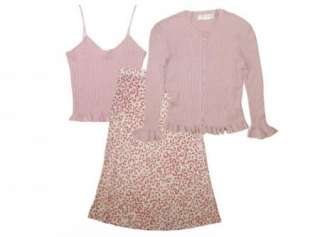 CHLOE/STELLA MCCARTNEY ERA DUSTY PINK RUFFLE TWINSET~4  