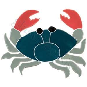  Baby Crab Pool Accents Blue Pool Glossy Ceramic   15995 