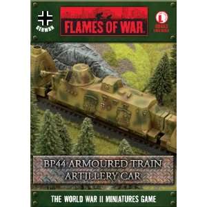    Flames of War BP44 Armoured Train Artillery Car Toys & Games