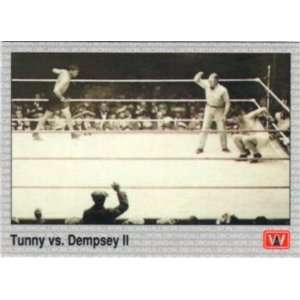  1991 AW Premier Edition Boxing Card Tunny vs. Dempsey II 