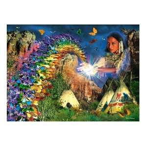  Sunsout Butterfly Rainbow 1500 Piece Jigsaw Puzzle Toys & Games