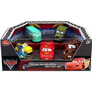 com Disney / Pixar CARS 2 Movie Exclusive Die Cast Car 6Pack Playset 
