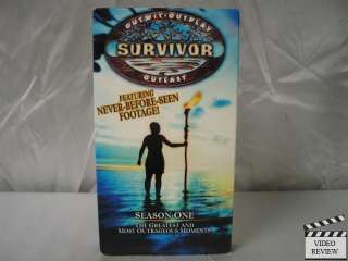 Survivor   Season One Greatest & Most Outrageous VHS 097368604636 