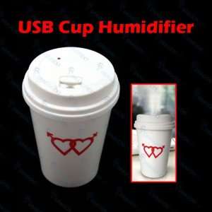  Mini USB Coffee Cup Moisture Fresh Air Anion Humid 