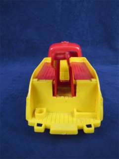 Vintage Marx Tow Truck Plastic Red Yellow  