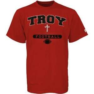  Russell Troy Trojans Cardinal Football T shirt Sports 
