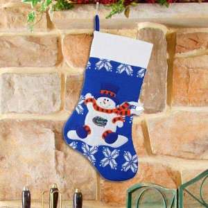  Florida Gators Blue Snowman Knit Holiday Stocking Sports 