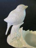 Fitz and Floyd 1978 White BIRD Candle Holder FF Lovely  