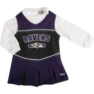  Baltimore Ravens Infant Long Sleeve Cheerleader Jumper 