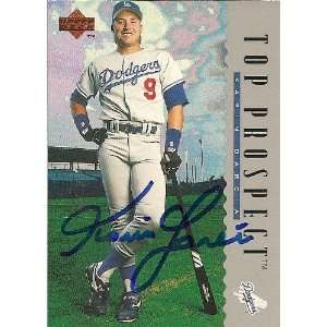  Karim Garcia Signed Los Angeles Dodgers 1995 UD Card 