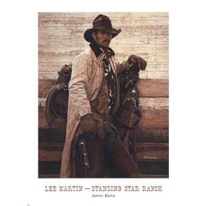 James Bama   Lee Martin   Standing Star Ranch Size 32 x 24   Poster by 