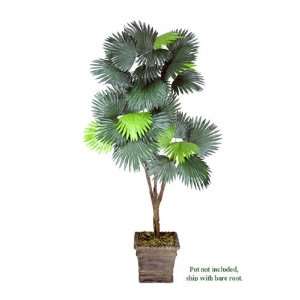   Palm Artificial Tree with Tripled Heads, with No Pot,