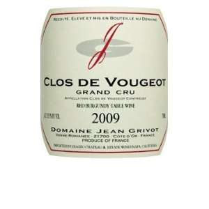  2009 Grivot Clos de Vougeot Grand Cru 750ml Grocery 
