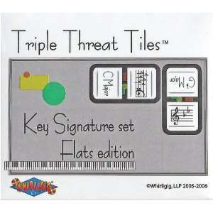  Triple Threat Tiles Game (Flats) Musical Instruments