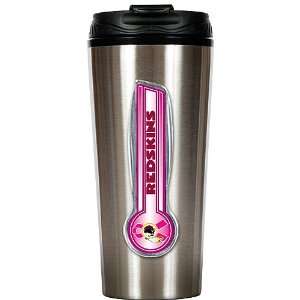  Redskins Breast Cancer Awareness 16oz Stainless Steel Travel 