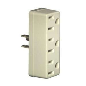   Leviton Three Outlet Grounding Adapter (006 00697)