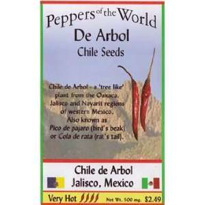  Chile De Arbol Chili Seeds   30   Popular in Mexico 