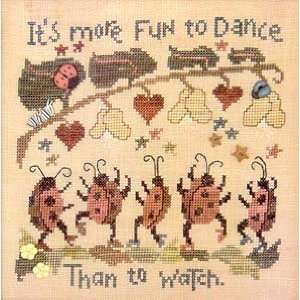  More Fun to Dance   Cross Stitch Pattern Arts, Crafts 