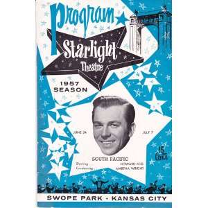  Starlight Theatre Program Howard Keel & Martha Wright in 