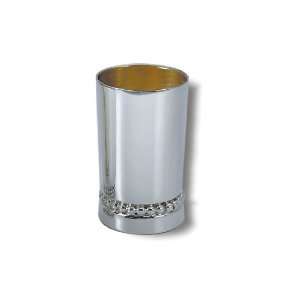  Sterling Silver Liquor Cup with Row of Pearls