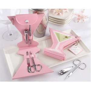   Favors Martinis and Manicures Four Piece Stainless Steel Manicure Kit