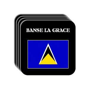  Saint Lucia   BANSE LA GRACE Set of 4 Mini Mousepad 