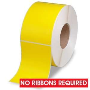  4 x 6 Yellow Industrial Direct Thermal Labels Office 