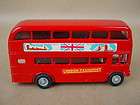 Vintage London Double Decker Bus Red Diecast Lone Star  
