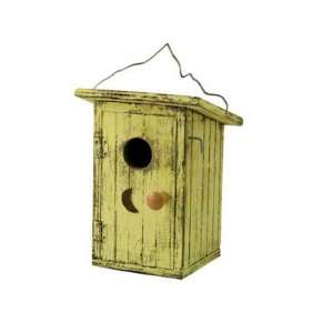  New Barnstorm Birdhouse Birdy Loo Yellow Popular High 