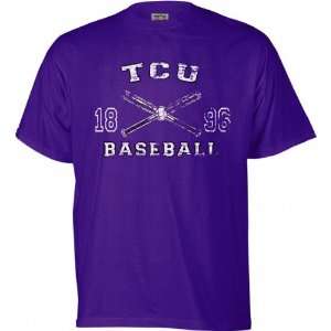  TCU Horned Frogs Legacy Baseball T Shirt Sports 