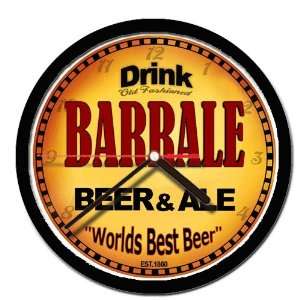  BARRALE beer and ale cerveza wall clock 