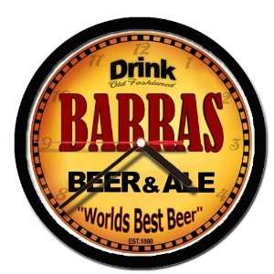  BARRAS beer and ale cerveza wall clock 