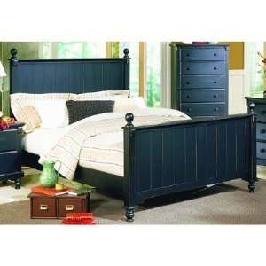   Home Designs 875 875 Series Panel Bed in Black Sand Through Size Full