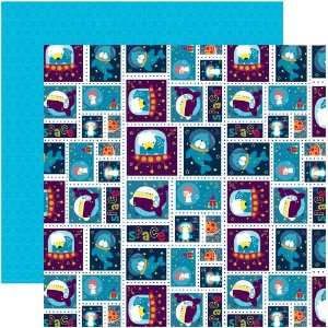  Space Buddies 12 by 12 Inch Double Sided Scrapbook Paper, Space 