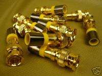 Audioquest BNC Connectors Compression style Gold Plated  