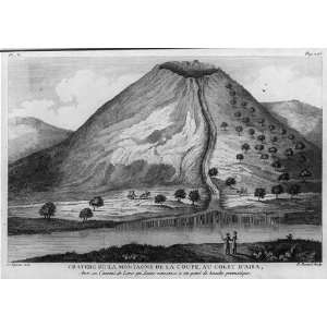  Lava flowing down Volcano,Prismatic Basalt,1778,Men