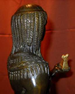 Art Deco Egyptian Pharaohs Gift Picault Bronze Statue  