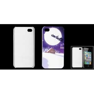  Gino Sled House Pattern Hard Plastic Cover for iPhone 4 4G 