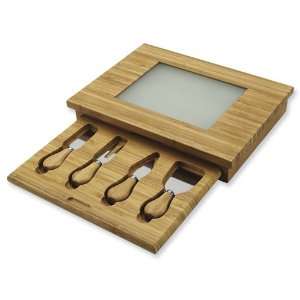  Derby Bamboo Cheese Board Set Jewelry