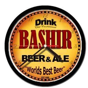  BASHIR beer and ale cerveza wall clock 