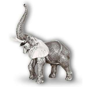  Silver Elephant Sculpture