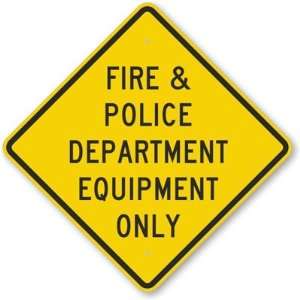 Fire & Police Department Equipment Only Fluorescent Yellow 