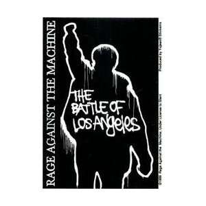   Against The Machine   Black Battle Of Los Angeles   Sticker / Decal