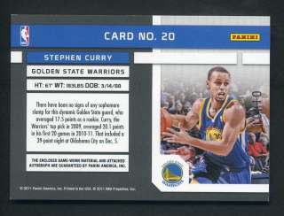 2010 11 Stephen Curry Tools Trade TOTT Patch Auto /10  