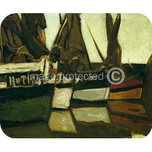 Claude Monet Art Bateaux de Peche Honfleur MOUSE PAD 