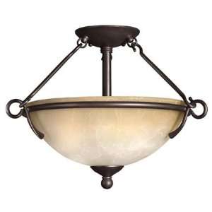 Hinkley Portofino 4111VZ Round 3 Light 225w (13H x 18W) Glass Semi 