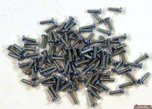 Miniature Hardware Parts 100 Pack Freight Car Truck Small Screws 2 56 