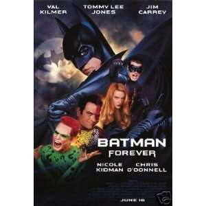  Batman Forever Movie Poster 27x40 One Sided Everything 